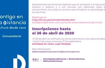 Abierta la convocatoria para el Diplomado para el Apoyo a la Enseñanza de las Artes en la Educación Básica