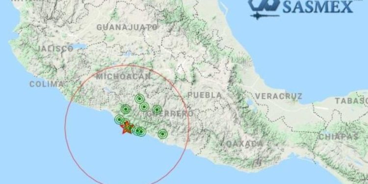 Registran sismo de magnitud 5,2 en Guerrero, se sintió en la CDMX