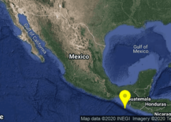 Se registra sismo de 5.0 en Ciudad Hidalgo, Chiapas