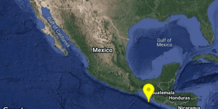 Se registra sismo de 5.0 en Ciudad Hidalgo, Chiapas