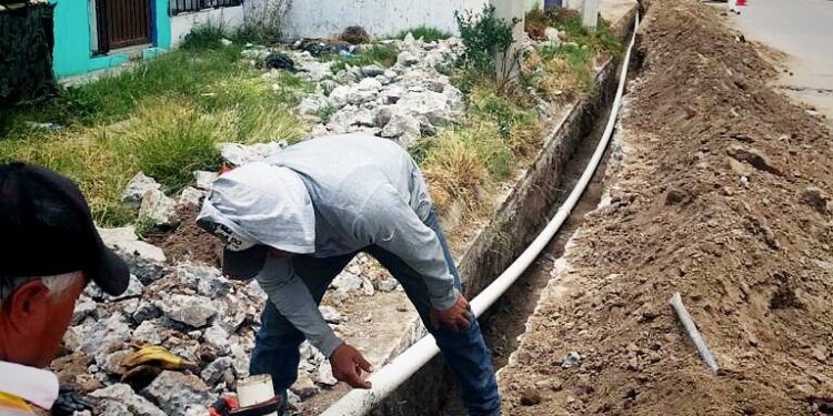 Se realizan interconexiones de agua potable en zona Norte