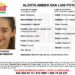 Alerta Amber  para localizar a menor de 15 años