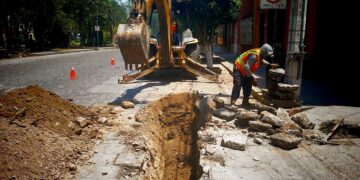Siguen obras de rehabilitación de drenaje en la capital