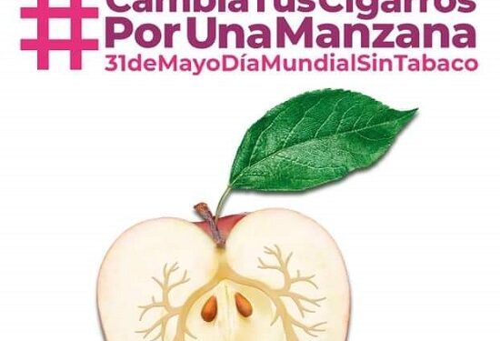 “Manzanas en lugar de cigarros”, Día Mundial Sin Tabaco