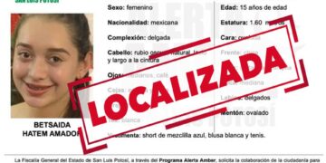 FGE Desactiva Amber para jovencita de San Vicente