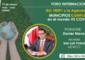 Alcalde participa en foro “Municipios ejemplares en el mundo vs. Covid-19”