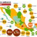 México suma 27 mil 634 casos y 2 mil 704 muertes por coronavirus