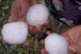Tormenta de granizo gigante afecta 5 municipios de la Huasteca