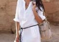 Como combinar tus camisas largas y convertirlas en mini vestidos