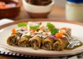 Prepara unos tacos dorados de res en salsa verde