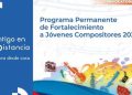 Abren convocatoria para el Programa Permanente de Fortalecimiento a Jóvenes Compositores 2020