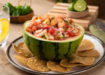 Ceviche de camarón fácil