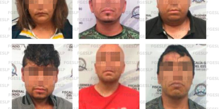 Capturan a 5 hombres y una mujer por ataque peligroso en SLP