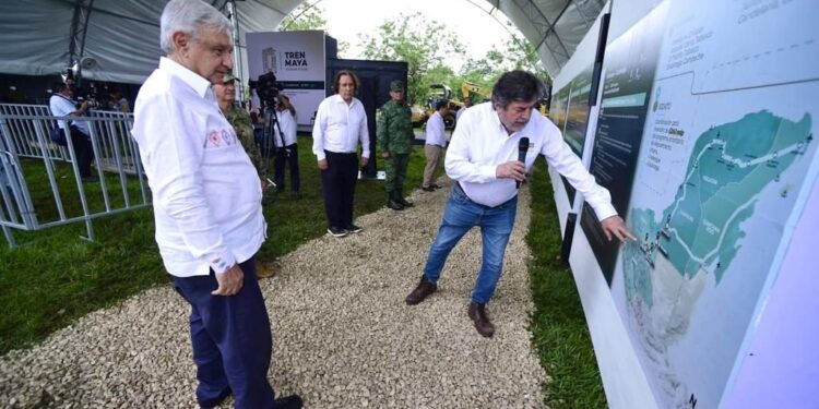 AMLO calcula que sea inaugurado el tren maya en el 2024