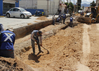 Se mantienen trabajos de bacheo y pavimentación