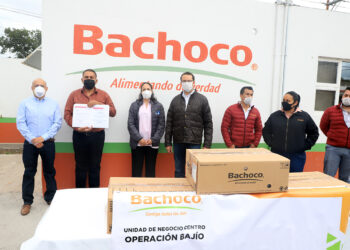 Bachoco dona una tonelada de alimento al DIF
