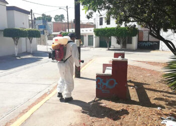 Se han sanitizado 3 mil 558 espacios públicos