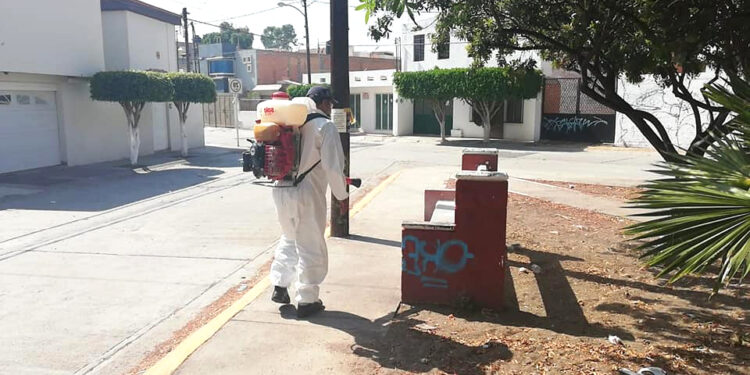 Se han sanitizado 3 mil 558 espacios públicos
