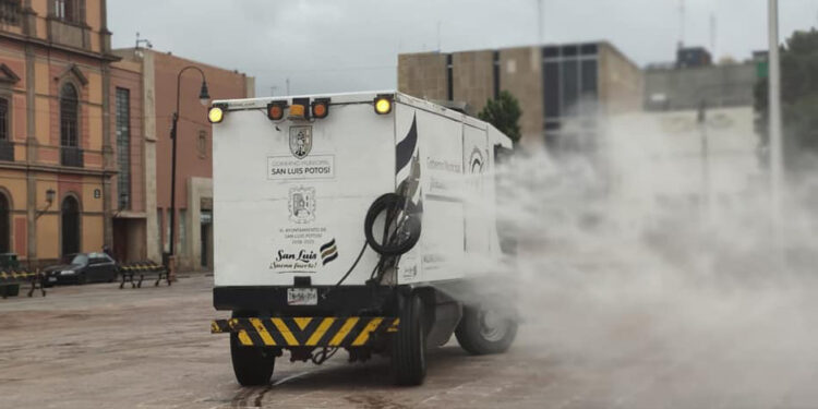 Se redoblan acciones de sanitización como medida de prevención