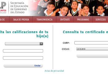 Calificaciones y certificados del ciclo escolar 2019-2020 pueden obtenerse vía app para celular e internet