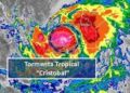 Tormenta tropical Cristobal toca tierra en Campeche