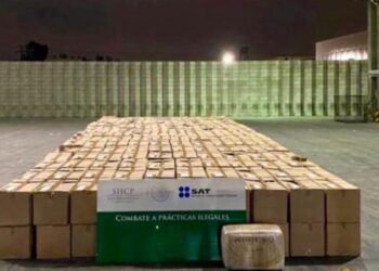 SAT decomisa metanfetaminas y marihuana con valor aproximado de 3.5 mdd