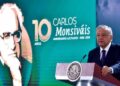 AMLO recuerda a Carlos Monsiváis y anuncia programa conmemorativo