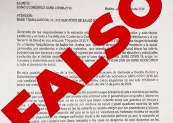 Secretaría de Hacienda alerta sobre documento apócrifo