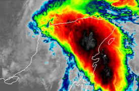 Prevén lluvias en el sureste por la depresión tropical “Cristóbal”