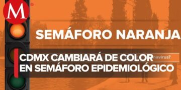 CDMX pasa a semáforo naranja por Covid-19