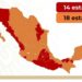 18 estados en naranja, 14 en rojo para la próxima semana: Ssa
