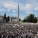 Miles de personas se manifiestan en Roma contra el racismo y por George Floyd