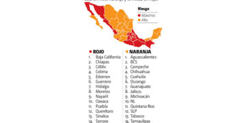 A partir del lunes, medio país pasará de semáforo rojo a naranja
