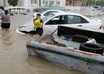 Tormenta tropical Hanna causa inundaciones en Monterrey