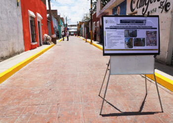 Se inaugura pavimentación en calle Ponciano Arriaga