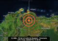 Se registra sismo de 5.2 al norte de Venezuela