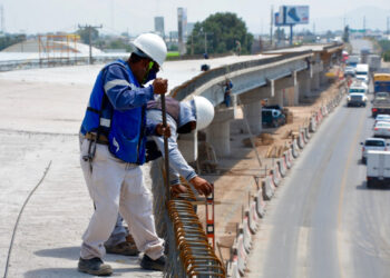 Pese a lluvias, el avance en obras es superior al programado