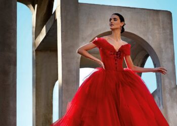 Vestidos de novia rojos que Pronovias recetó para 2020