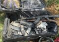 Tropas militares aseguran armas y cartuchos en Salinas de Hidalgo, S.L.P.