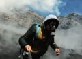 Irresponsable alpinista sube al Popocatépetl y domo de lava lo sorprende