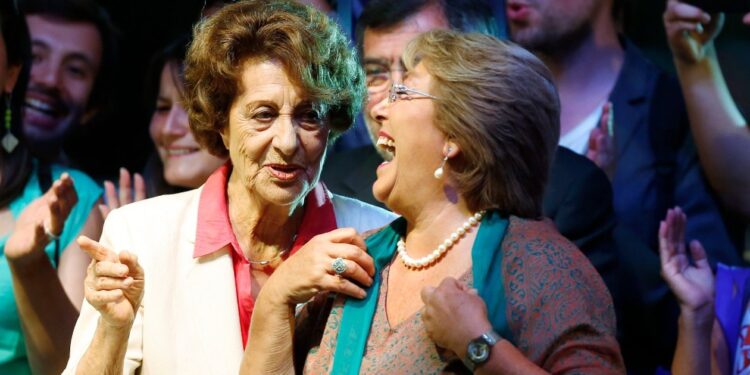 Muere Ángela Jeria, madre de Michelle Bachelet, expresidenta de Chile