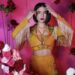 Ángela Aguilar luce el color azul como toda una princesa