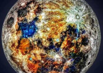 La Luna tiene más colores de los que creías