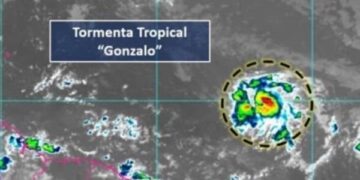 Tormenta tropical Gonzalo en el Atlántico podría convertirse en huracán