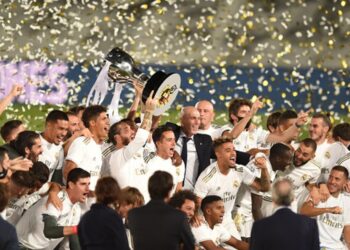 Real Madrid se proclamó campeón de la Liga española