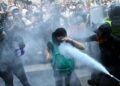 Marcha feminista deja 8 policías y 6 civiles lesionadas