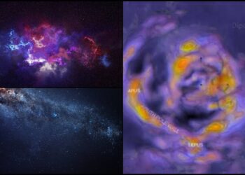 Descubren “pared de galaxias” detrás de la Vía Láctea, es llamado “Muro del Polo Sur”