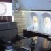 Muestran a medios interior del avión presidencial