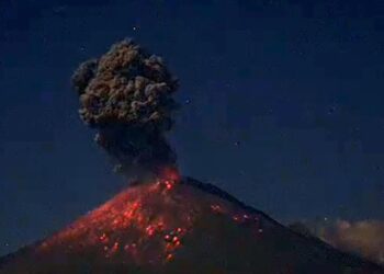 Popocatépetl registra más de 18 horas de intensa actividad