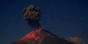 Popocatépetl registra más de 18 horas de intensa actividad